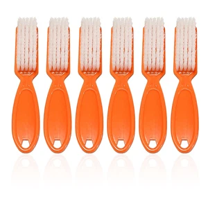 Cepillo de uñas 6 piezas para limpiar uñas, mango agarre cepillo de limpieza para uñas y - Imagen 1 de 12