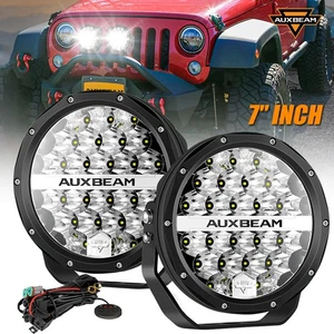 AUXBEAM 2 piezas 7" luces de trabajo LED vainas puntuales lámpara de conducción fuera de fuera de techo para Ford F-150 - Imagen 1 de 12