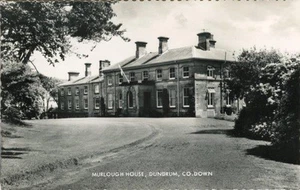 REAL PHOTO POSTCARD OF MURLOUGH HOUSE, DUNDRUM, COUNTY DOWN, NORTHERN IRELAND - Picture 1 of 2