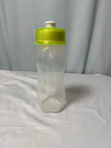 Rubbermaid Hip Sips Clear Yellow Flower Water Bottle Beverage Storage 16oz - Picture 1 of 15