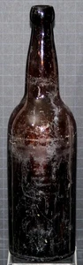 C & J MICHEL BREWING CO., LA CROSSE, WIS. BLOB TOP EMBOSSED PRE-PRO BEER BOTTLE - Picture 1 of 7
