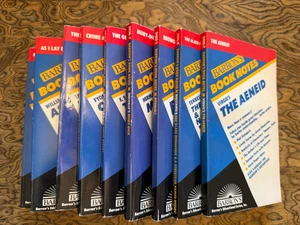 Barron's Book Notes, 9 Assorted Titles Excellent Few Markings - Picture 1 of 2