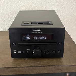 Yamaha CRX-332 Micro Component System CD iPod/iPhone Dock AM/FM Tuner No Remote - Picture 1 of 7