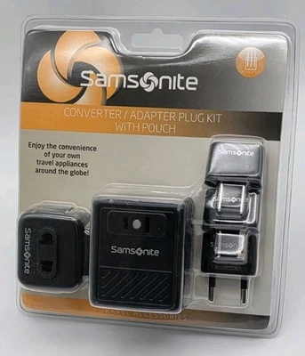 Samsonite International Converter Adapter Plug Kit with Pouch - Image 1 of 4