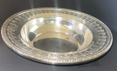 Винтажная посеребренная овощная чаша Reed & Barton Riviera No1202 10 дюймов - Изображение 1 из 4