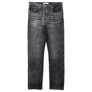 Signature Levi Boys Black Stretch Jeans Slim Fit Denim Size 18 Regular - Picture 1 of 2