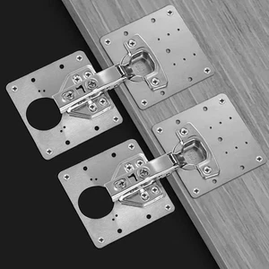10pcs Fixing Door Hinge Washers Stainless Steel Repair Mount Tool Kitchen - Picture 1 of 12