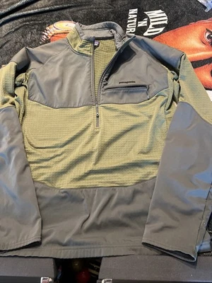 Patagonia Para Hombres XL R1 Pullover de Campo Polar Regulador 1/4 Cremallera Suéter Chaqueta Foto 1 de 4