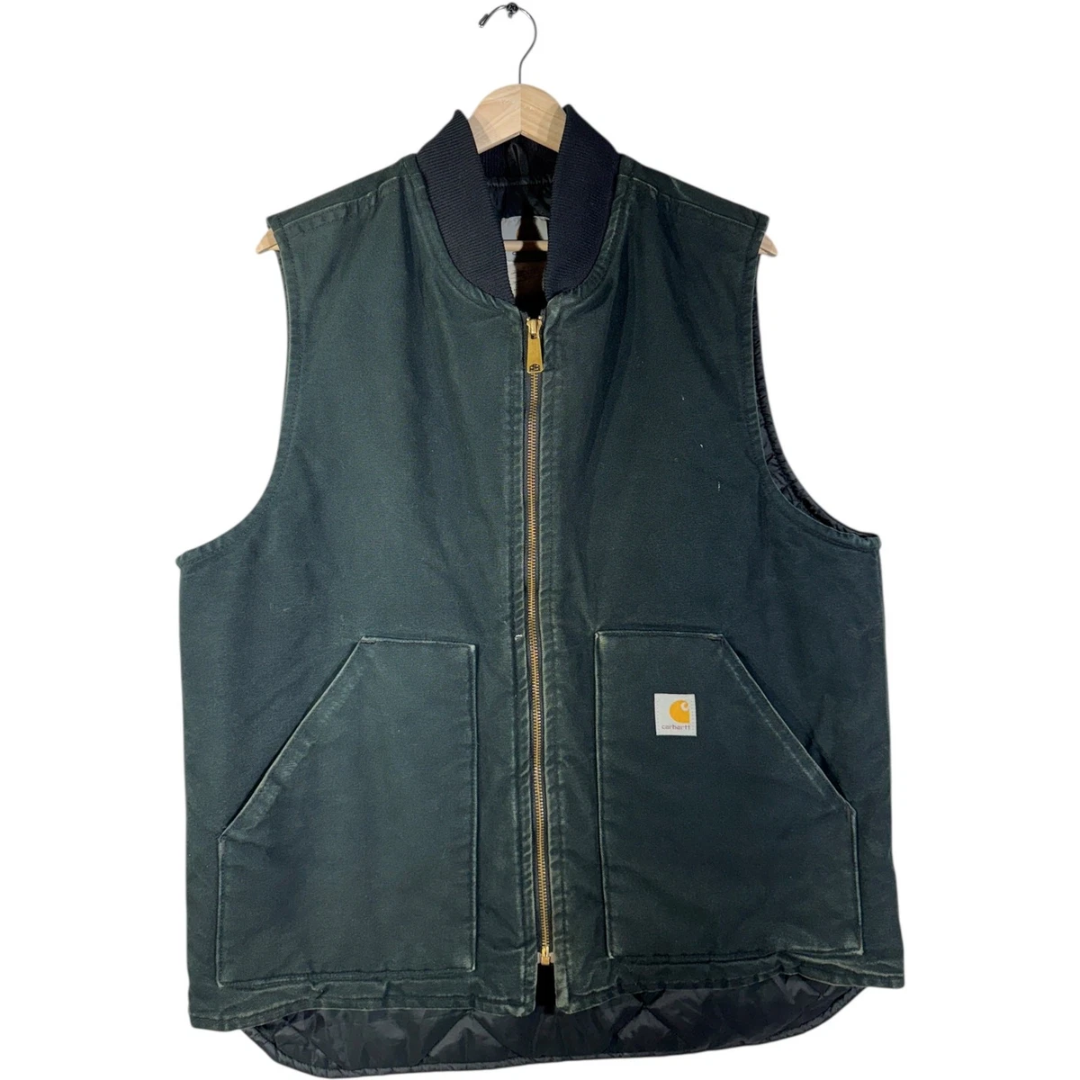 中古 CARHARTT DUCK VEST ARCTIC QUILT LINED Carhartt - Men's Arctic Quilt Lined Duck VEST, Active S-5XL, LT