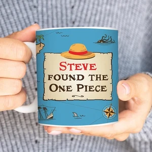 One Piece Custom Mug With Luffy Hat Funny Mug, Personalized Mug - Picture 1 of 3