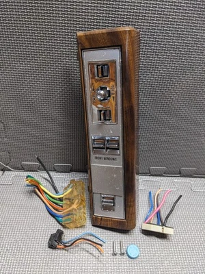 1980-1992 Cadillac Fleetwood Brougham HEARSE Front Left Driver Window Switch - Image 1 of 4