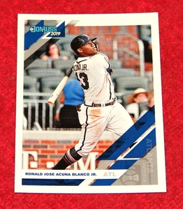 Ronald Acuna Jr. Atlanta Braves 2019 Donruss Variation #87 (KS-546) - Imagen 1 de 1