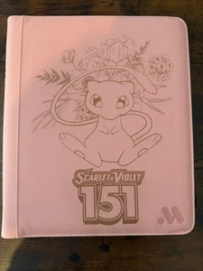 pokemon Laser Engraved 151 Top Loader Binder (Made To Order) - Picture 1 of 7