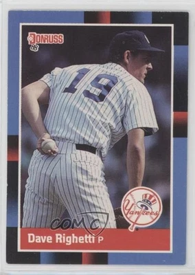 1988 Donruss Dave Righetti (Last Line Begins with In) #93 - Image 1 of 2