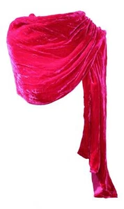 Ladycrow Stunning Single Silk Multi Dyed Velvet Wrap In Rose Pink - Picture 1 of 1