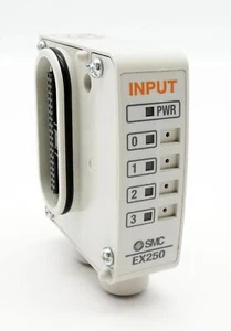 SMC EX250-IE2 24VDC Input 4POINTS/120mA Eingangsmodul input block -used- - Bild 1 von 8