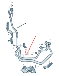 Kit cablaggio avviamento e alternatore AUDI A8 4N 4N0971228AC NUOVO ORIGINALE - Foto 1 di 2