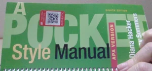 Spiral Bound College Guide to writing and research, APA Version/8th Edition, NEW - Picture 1 of 1