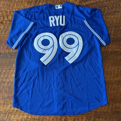 Hyun-jin Ryu Signed Toronto Blue Jays Jersey JSA Coa Autographed - Image 1 of 4