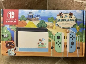 *BOX ONLY* Nintendo Switch Animal Crossing Special Edition Console - Picture 1 of 7