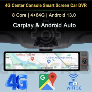 3 Channels Dash Cam Car Cameras Android Auto Android 13.0 Wifi AR ADAS 4+64G - Picture 1 of 21