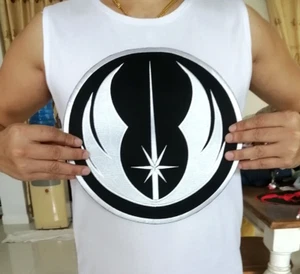 Jedi crest Jedi order emblem star wars symbols Embroidered Iron-On Sew-on patch - Picture 1 of 7