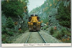 Vintage Postcard Train Agawa Canyon Ontario Canada