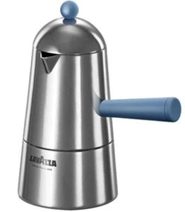 Carmencita POP Blau Aluminium Mokka Kaffeemaschine 6 Tassen Kaffee Mokka Espresso Italien - Bild 1 von 2