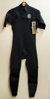 RIP CURL Men's 2mm AGGROLITE CZ S/S Wetsuit - BLK - Medium Tall - NWT - Image 1 of 4