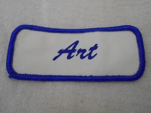 KUNST GEBRAUCHT SIEBSCHIRM VINTAGE NÄHEN AUFNÄHEN NAMEN AUFNÄHER ETIKETTEN VERSCHIEDENE FARBEN - Bild 1 von 7