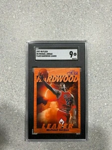 1997 Fleer Flair Hardwood Leaders MICHAEL JORDAN SGC 9 MINT Bulls - Picture 1 of 11