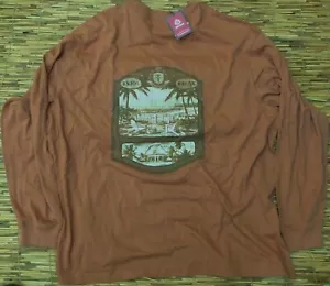 ROUNDTREE & YORKE T-SHIRT UOMO GRANDE E ALTA COTONE MANICA LUNGA RELAXED LISTA 34€ - Foto 1 di 5