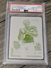 2019 Panini P & P Donruss Kyler Murray Rookie PRINTING PLATE 1/1 *PSA Auth*