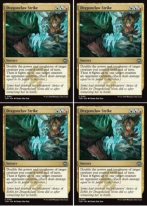 MTG - 4x DRAGONCLAW STRIKE - Tarkir Dragonstorm (U) - Picture 1 of 1