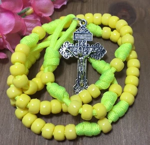 Rosario Paracord | Rosario Católico para Hombres/Mujeres | Rosario Duradero | Hecho a Mano - Imagen 1 de 5