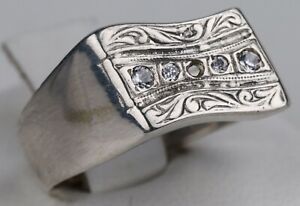 Ring STERLING Silver 925 Unisex MAN Woman UKRAINE Size US 10 24x22x10 mm 