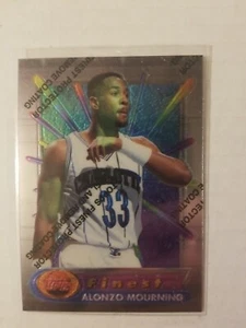 1994-95 Topps Finest Alonzo Mourning Charlotte Hornets #100 - Picture 1 of 2
