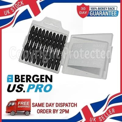 USPRO 65MM DOUBLE ENDED IMPACT TORSION SCREWDRIVER DRILL BITS PHILIPS TORX TX TRX POZI