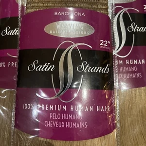 Satin Strähnen Echthaarverlängerung 22 Zoll Barcelona Neu - Bild 1 von 3