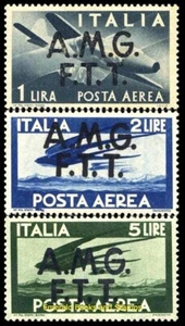 EBS Italy 1947 - Allied Military Government - Trieste Zone A - VG TR A1-3 MNH** - Picture 1 of 1