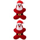 2 Pieces Super Chewer Dog Toys Christmas Gifts Chewing For Puppies