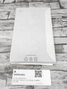 Original OEM Samsung Galaxy Tab A7 Lite Book Cover Dunkelgrau Folio Hülle Ständer NEU - Bild 1 von 7