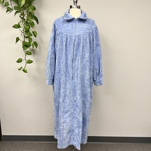 Amanda Stewart Nightgown Blue Long Sleeve M - Picture 1 of 8