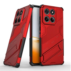 For Motorola Edge 60 Fusion, Hybrid Armor Stand Hard Dual Layer Back Case Cover - Picture 1 of 23