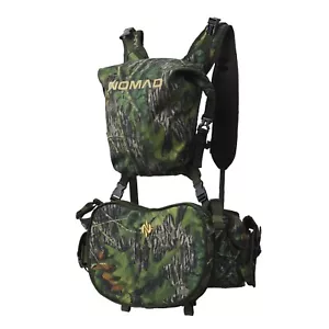 Nomad mens Nwtf Pursuit Convertible Turkey Vest | Camo Hunting Vest One Size - Picture 1 of 5