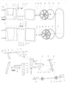 Makita Ersatzteile für Bandsäge LB1200F Teil 3 - Bild 1 von 2