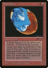 Rukh Egg (a Dark) Arabian Nights NM Red Common MAGIC GATHERING CARD ABUGames