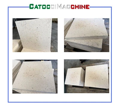 UNISTARA S.P.A TAVELLA REFRATTARIA 40 x 40 H 5 PER FORNO A LEGNA MATTONE REFRATTARIO