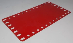 Meccano by Exacto Strip Plate 13x7 Holes in Red (part no.260a) - Picture 1 of 1