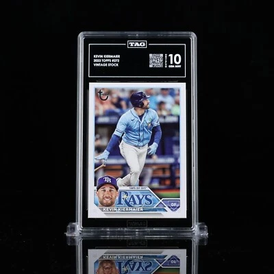 2023 TOPPS VINTAGE STOCK KEVIN KIERMAIER #272 PARALLEL  /99 TAG 10 GEM MINT Foto 1 de 4